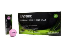 Golf Balls míčky FORGAN ST.ANDREWS - růžové 3 ks - zvětšit obrázek